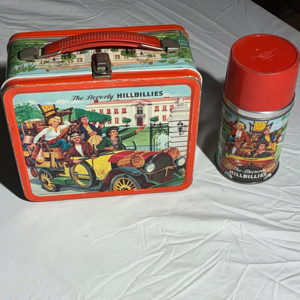 Vintage Beverly Hillbillies Lunchbox and Thermos Set